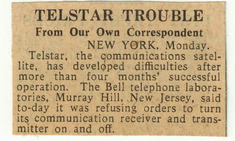 Telstar Trouble